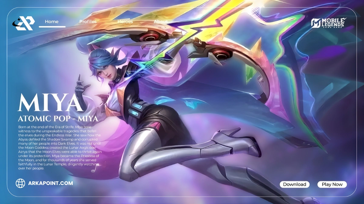 Guide Miya Mobile Legends Dari ARKAPOINT: Build Marksman Late Game Mematikan
