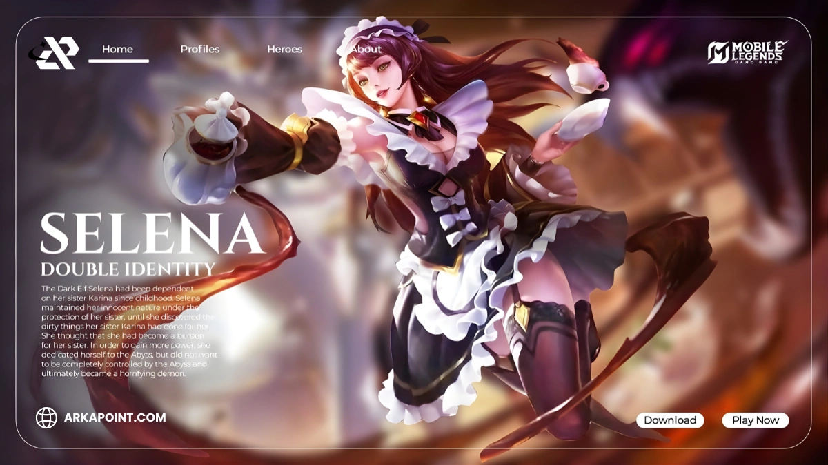Guide Selena ML Terbaru 2025 Dari ARKAPOINT: Role, Skill, Item, Battle Spell, Emblem, dan Counter
